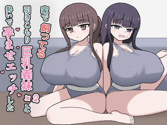 家で飼ってる引きこもり巨乳義妹×2と勢いで孕ませエッチした|にしかわ屋-デモ・体験版あり