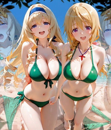 ビーチで出会った美女をナンパしてメス堕ちさせた話 I○|ちこりこ-変身ヒロイン
