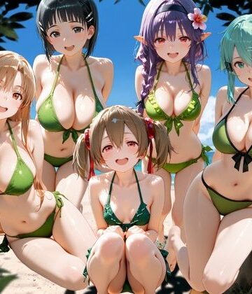 ビーチで出会った美女をナンパしてメス堕ちさせた話 S○O|ちこりこ-変身ヒロイン
