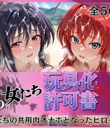 その女たち、玩具化許可証発行済み -街の男たちの共用肉オナホとなったヒロインたち- リアス＆朱乃編|みんなの陥落街-拘束