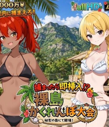 捕まったら即挿入！ 裸島かくれんぼ大会|びゅびゅ丸★-動画・アニメーション